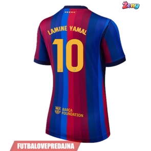 Lacne Ženy Futbalové dres Barcelona Lamine Yamal #10 2026-27 Krátky Rukáv - Domáci